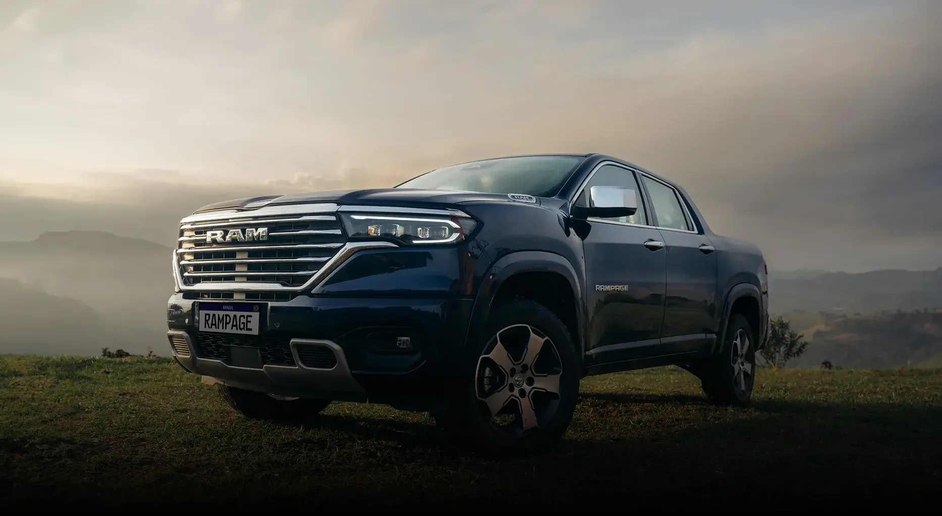 Rampage Laramie a gasolina é uma picape elegante e silenciosa