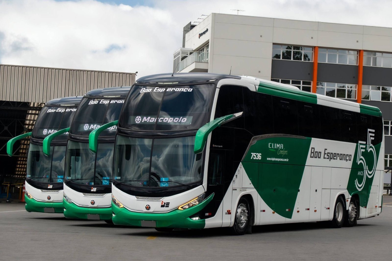 Marcopolo fornece novos ônibus da Geração 8 para a Boa Esperança