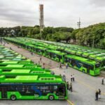 Vendas de ônibus elétricos quase dobram no 1º semestre deste ano comparado com 2025